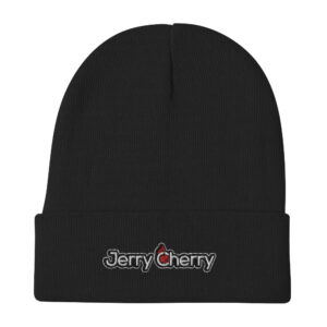 Embroidered Beanie Jerry Cherry
